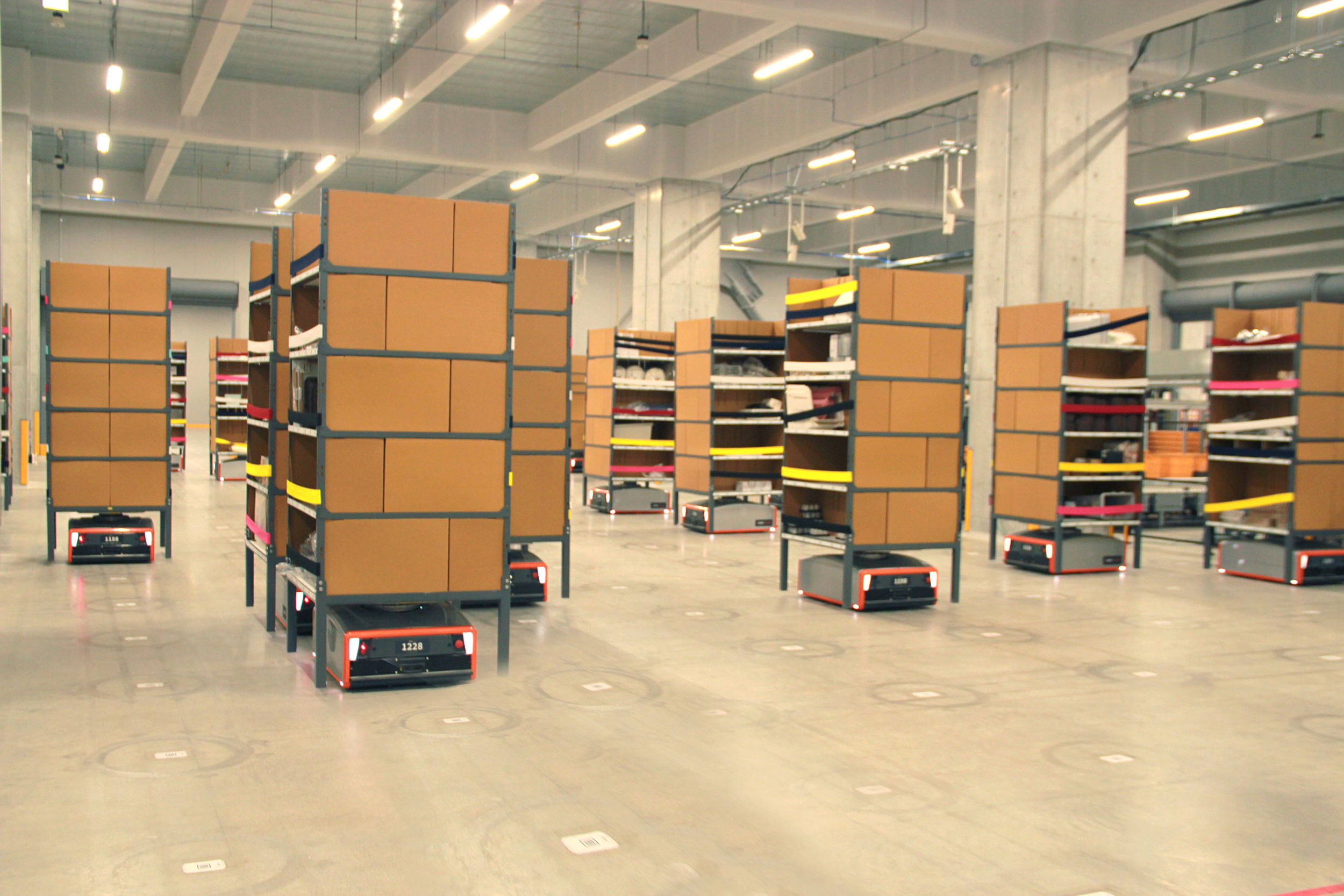 Ware-zur-Person-System im Einsatz bei Zalando