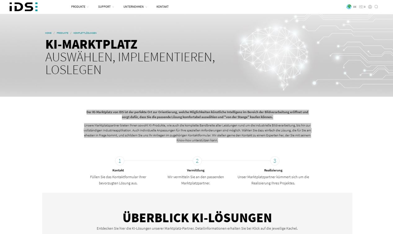 IDS gründet KI-Marktplatz