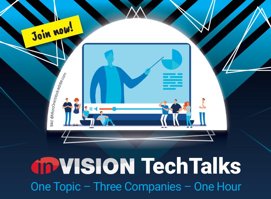 Über 1.000 Anmeldungen für inVISION TechTalks