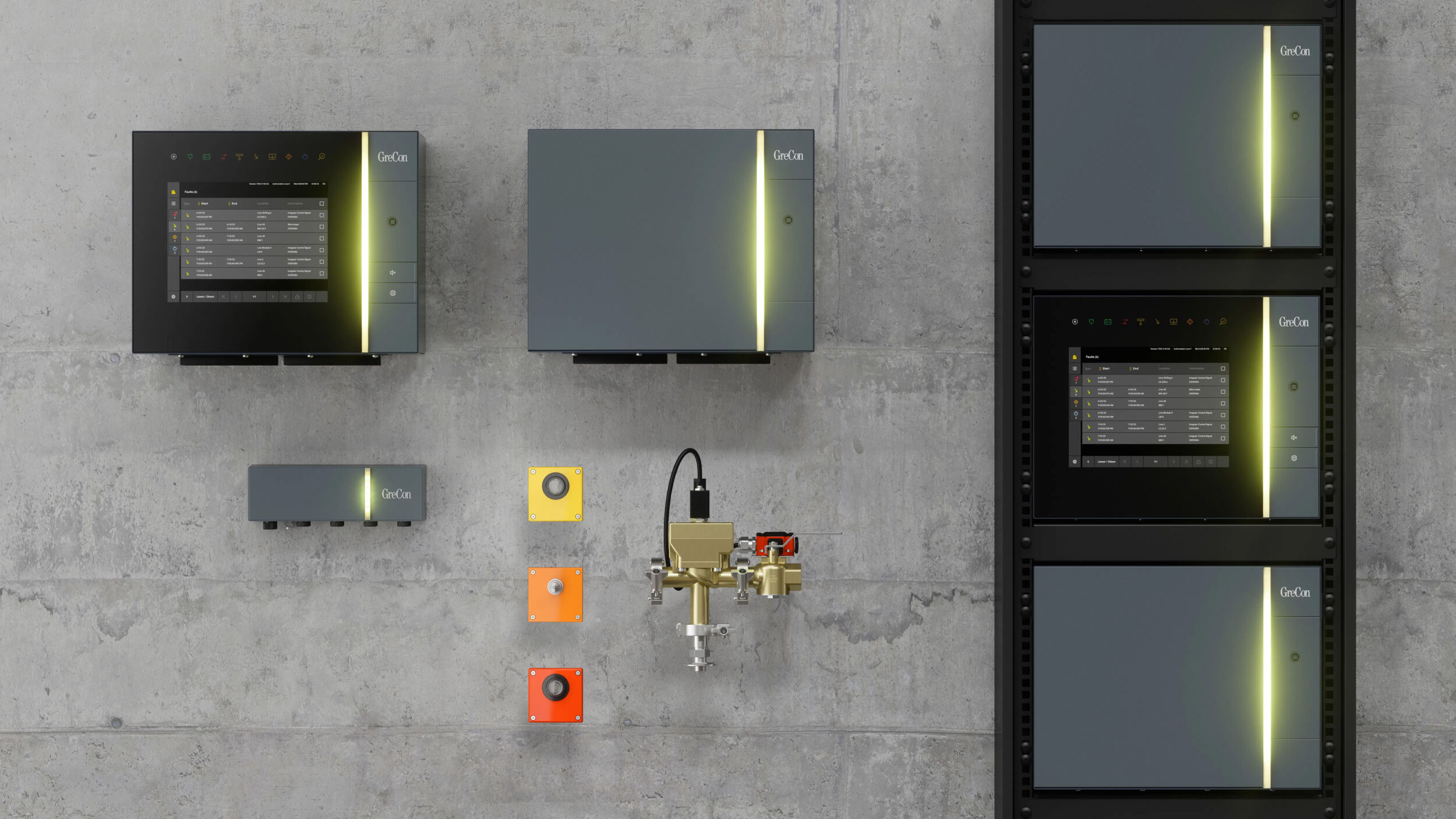 Gesamt-System GreCon PROTECTOR mit dezentraler Steuereinheit Ranger