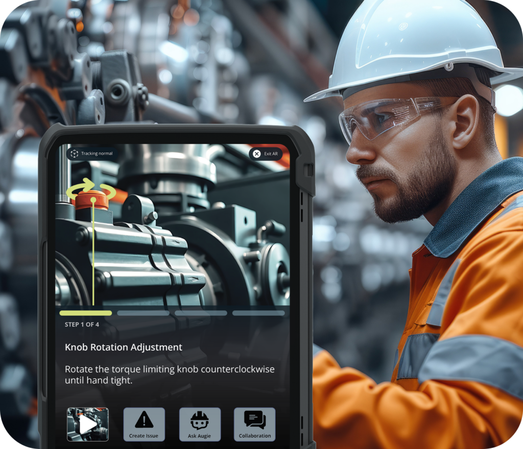 Connected Worker: Mehr Produktivität an der Maschine dank digitaler Unterstützung.