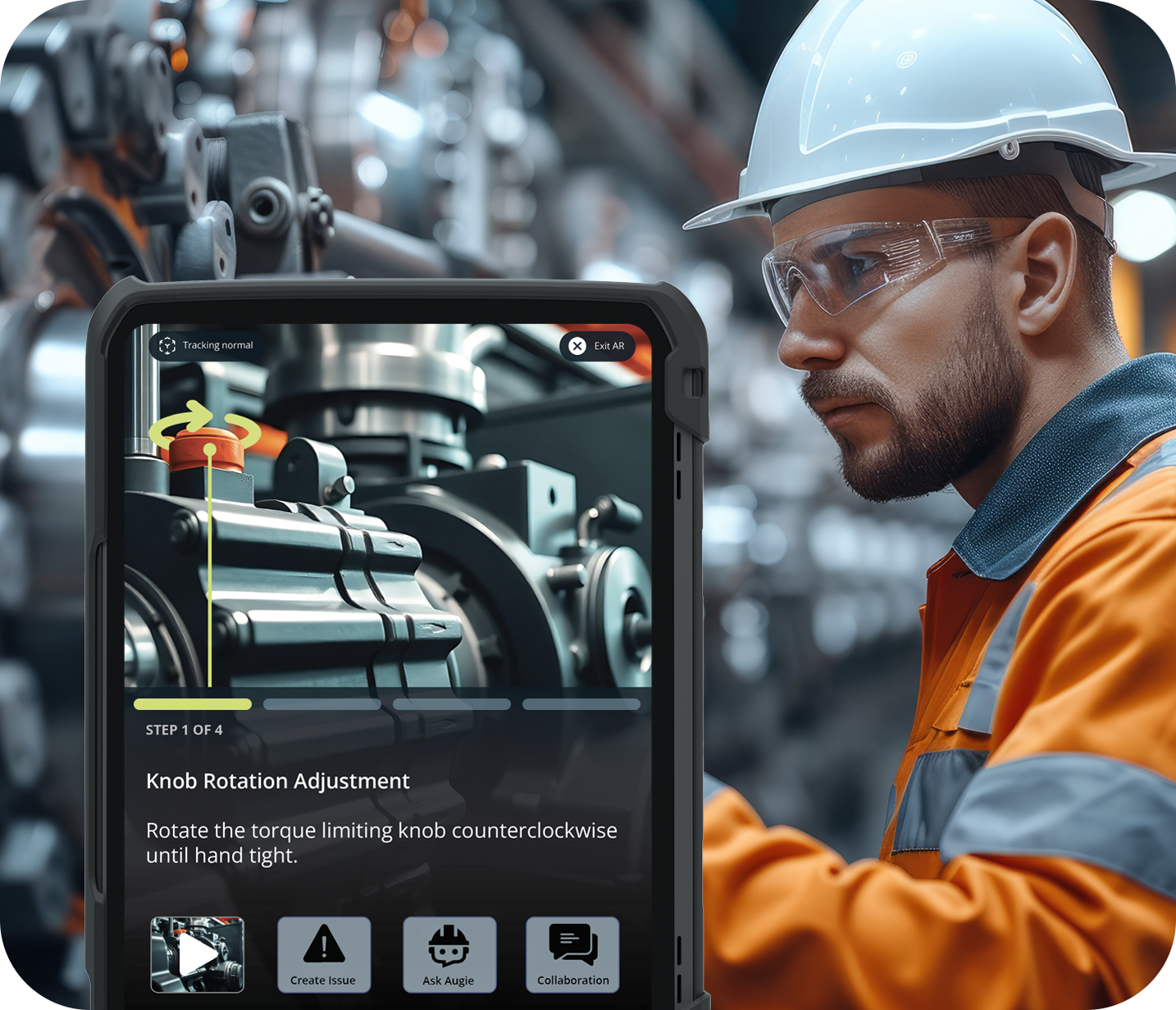 Connected Worker: Mehr Produktivität an der Maschine dank digitaler Unterstützung.