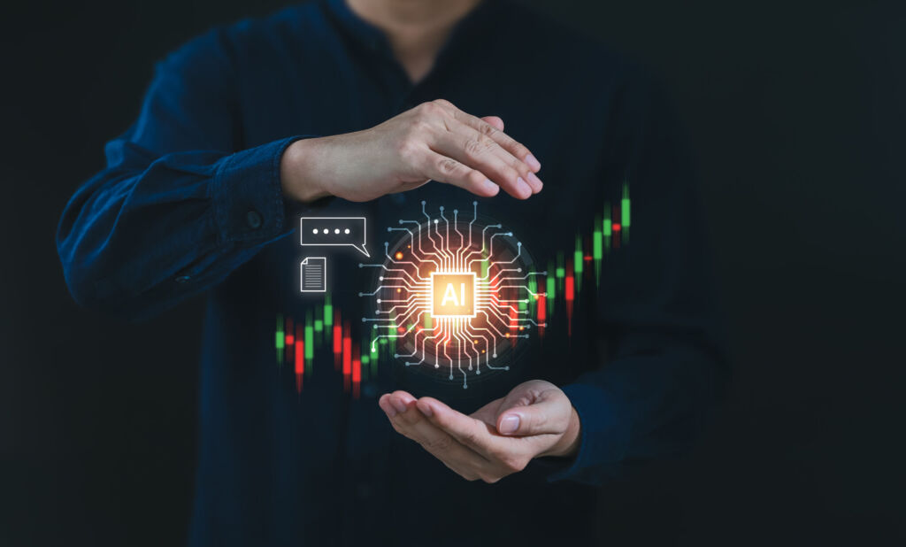 Stock market trading with AI Artificial Intelligence technology