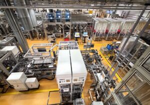 Blick ins Aumovio-Werk in Frankfurt-Rödelheim
