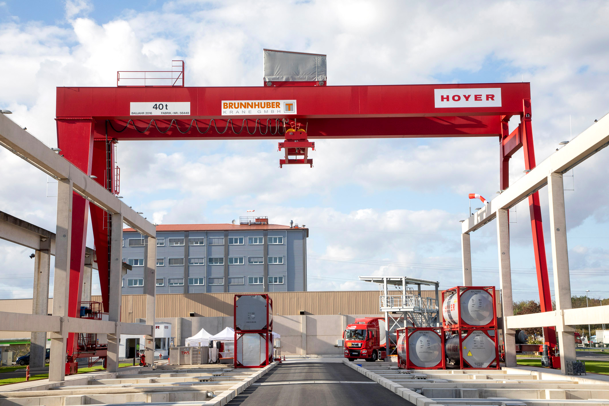 Containerkrane, die überzeugen