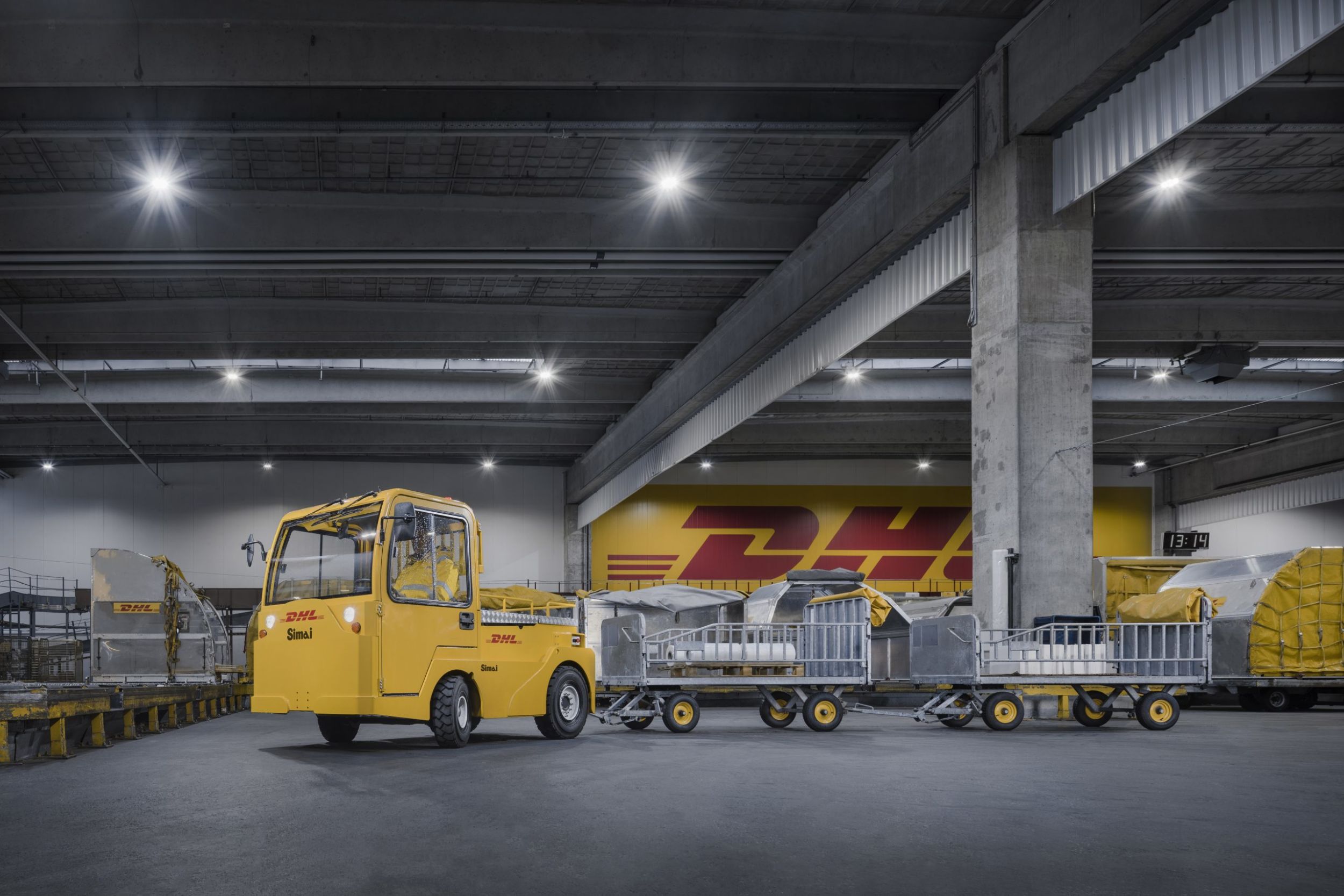Effizienter Materialtransport mit Routenzügen