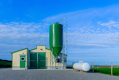 0G digitalisierte Futtermittel-Silos für die Landwirtschaft