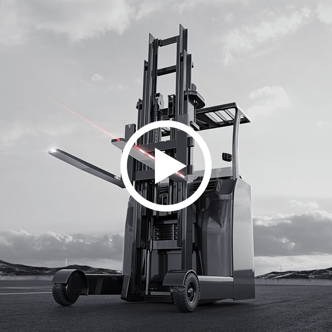 Hightech-Gabelzinken im automatisierten Lagerprozess – Sichere Ladungserkennung und -aufnahme mit AGVs