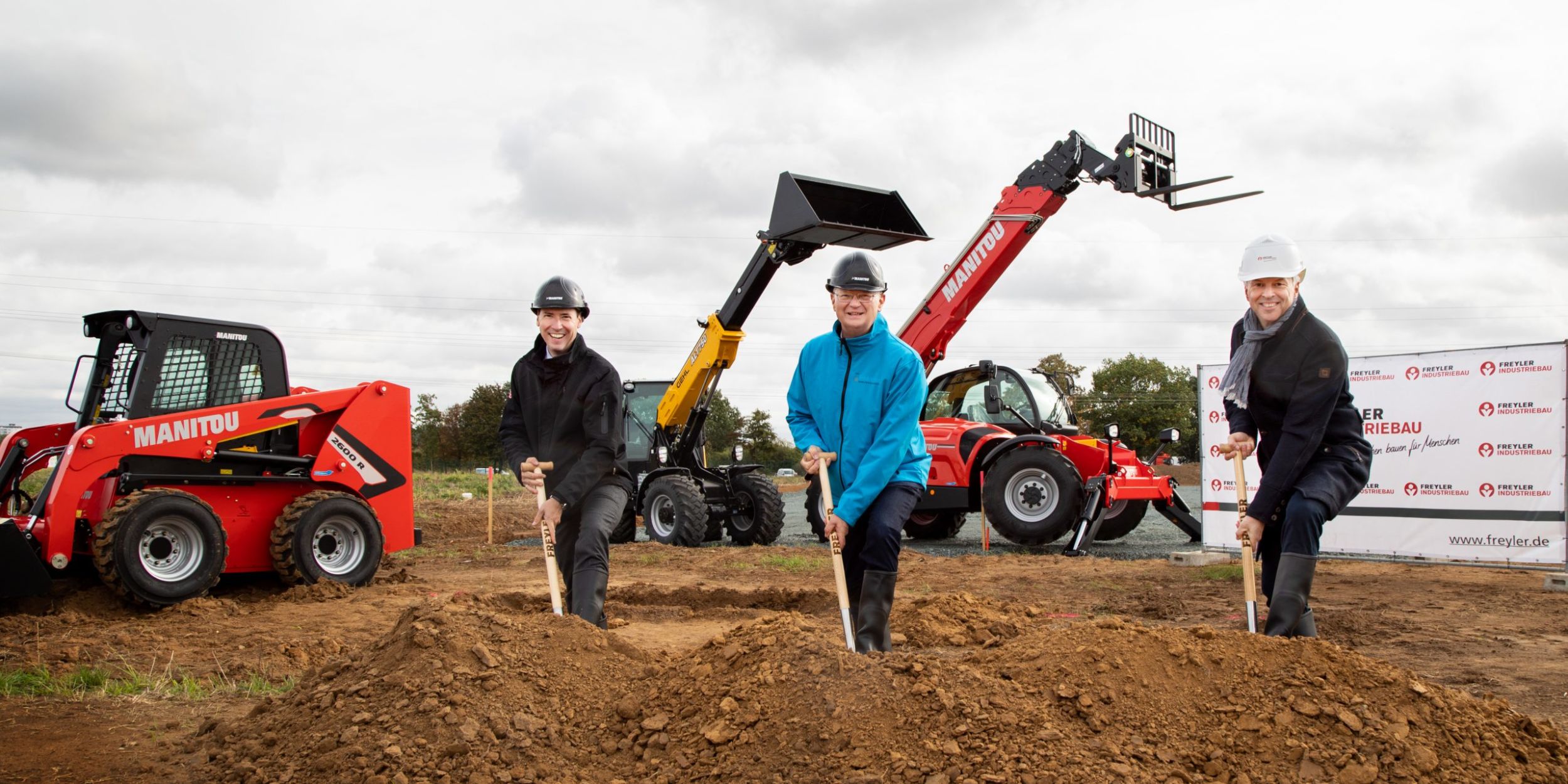 Spatenstich für Manitou-Firmenzentrale