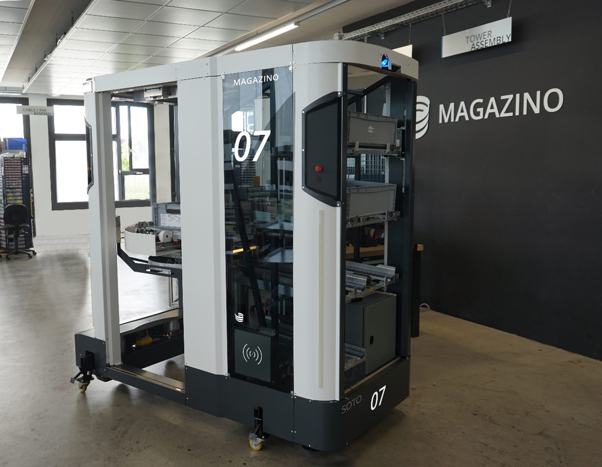 Induktives Ladesystem für mobile Roboter