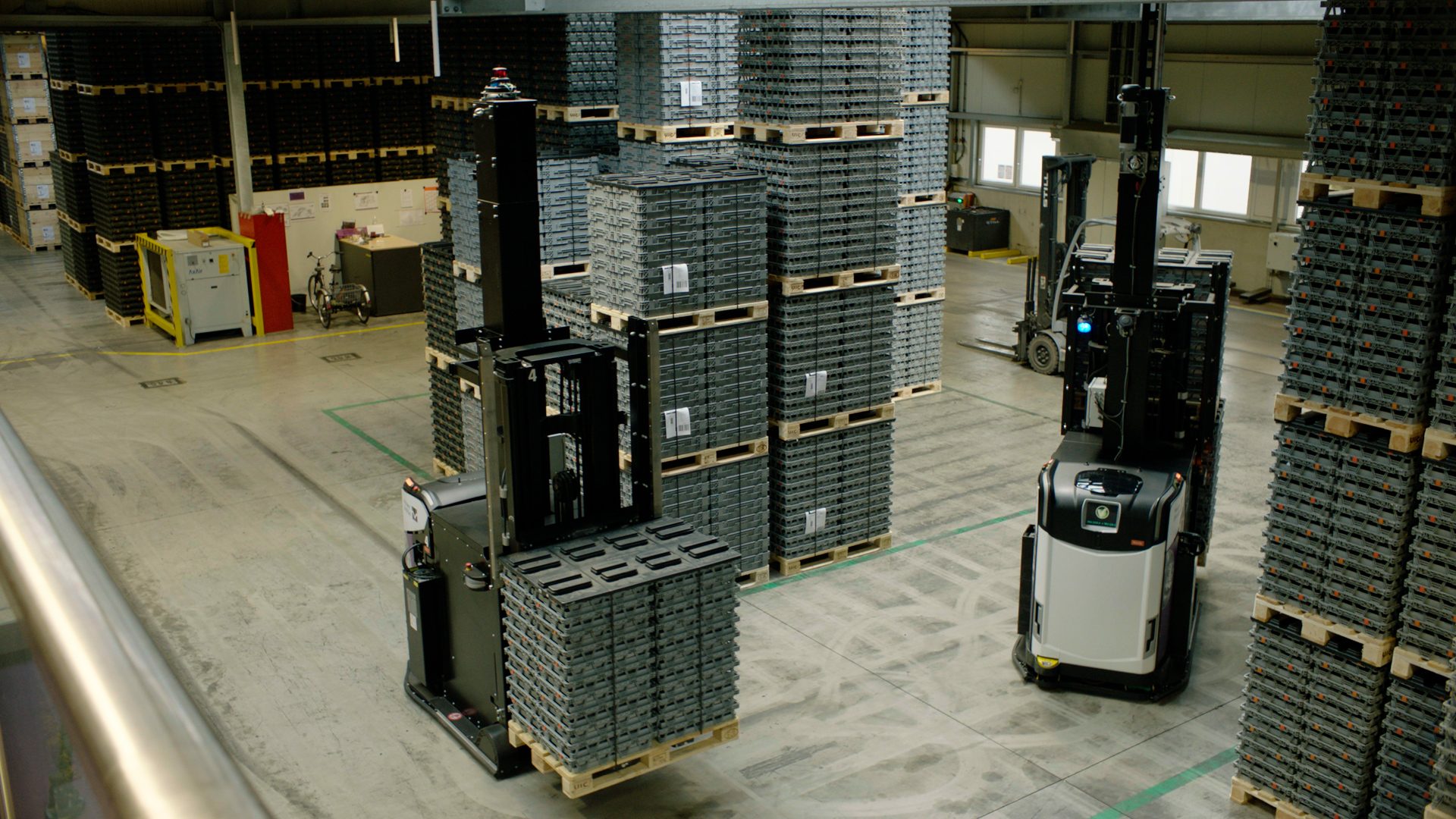 AGVs steigern
die Logistikeffizienz