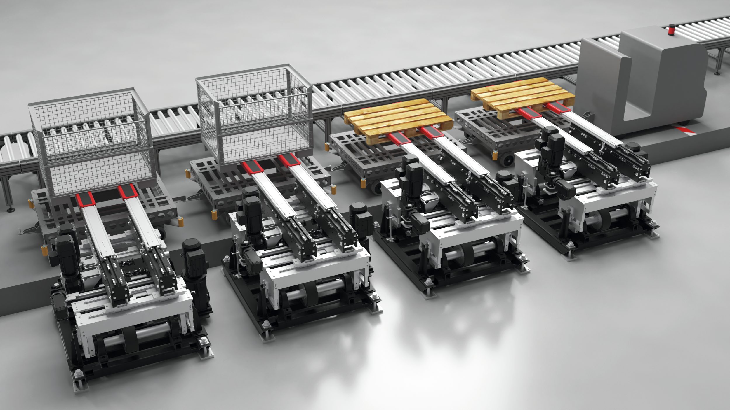 Automatische RoutenzugBe- und Entladestation