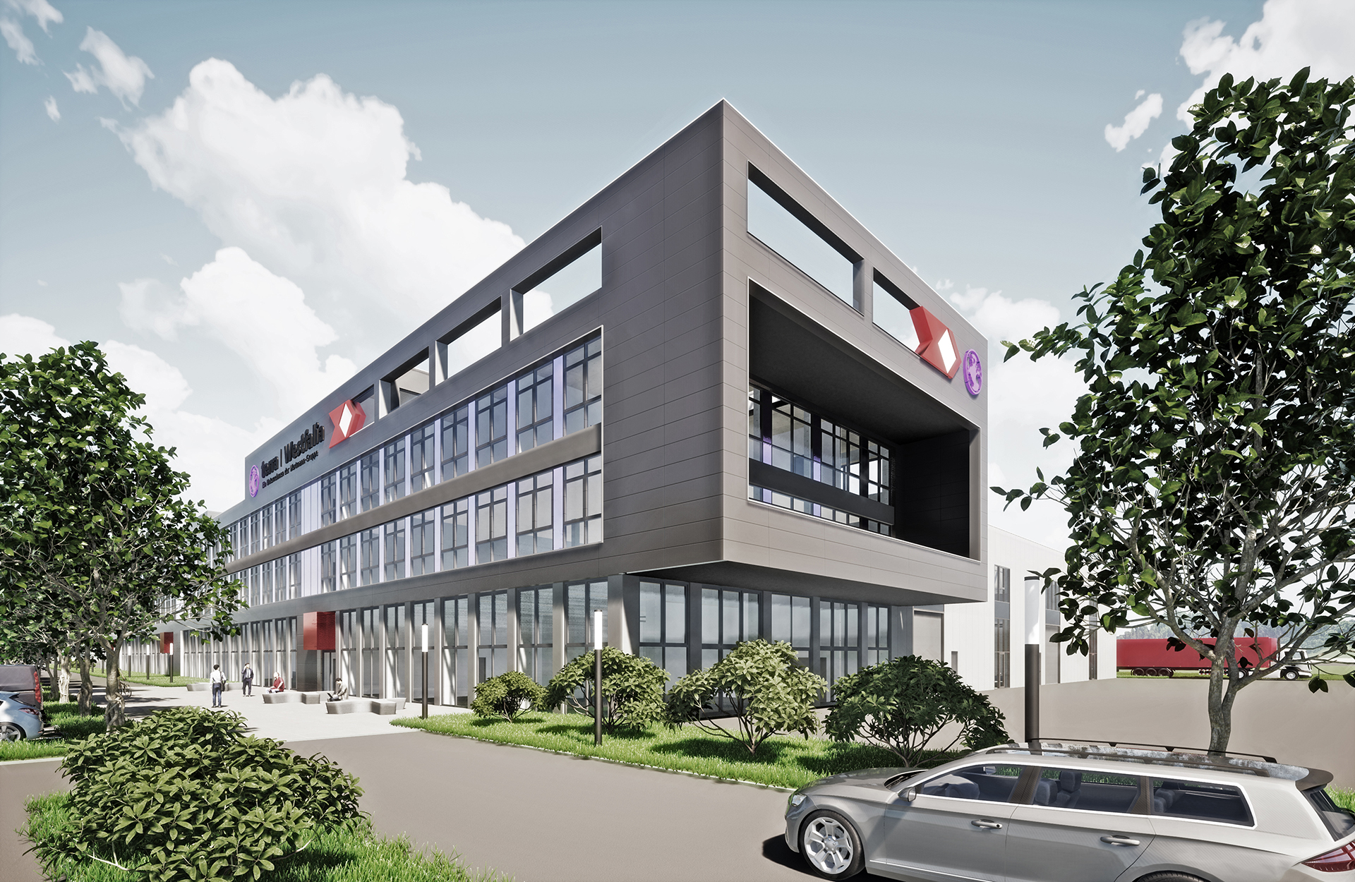 Symbolischer Spatenstich fürs Projektgeschäft