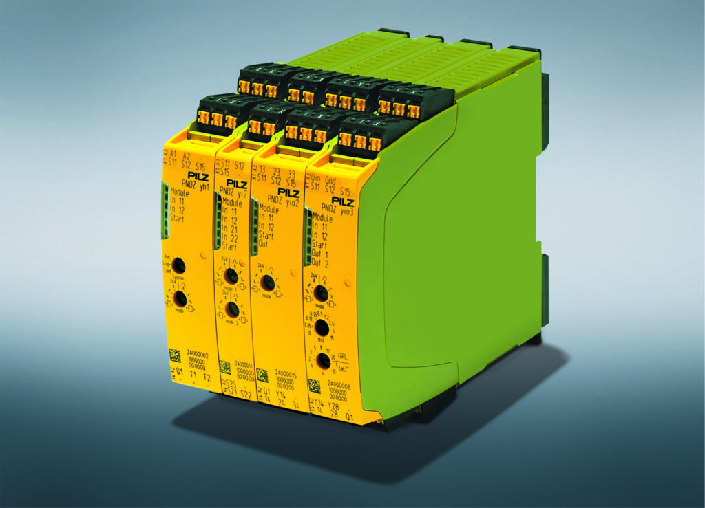  Mit dem neuartigen Sicherheitsschaltger&auml;t myPNOZ werden sichere L&ouml;sungen f&uuml;r spurgebundene fahrerlose Transportsysteme in Losgr&ouml;&szlig;e 1 angeboten.