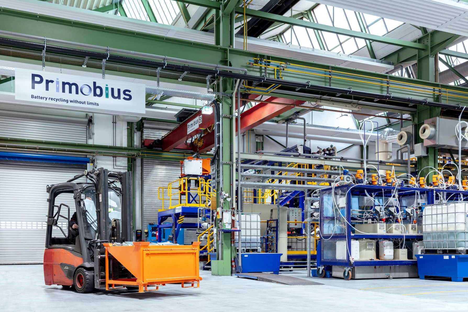 Silobehälter für das Rohstoff-Recycling