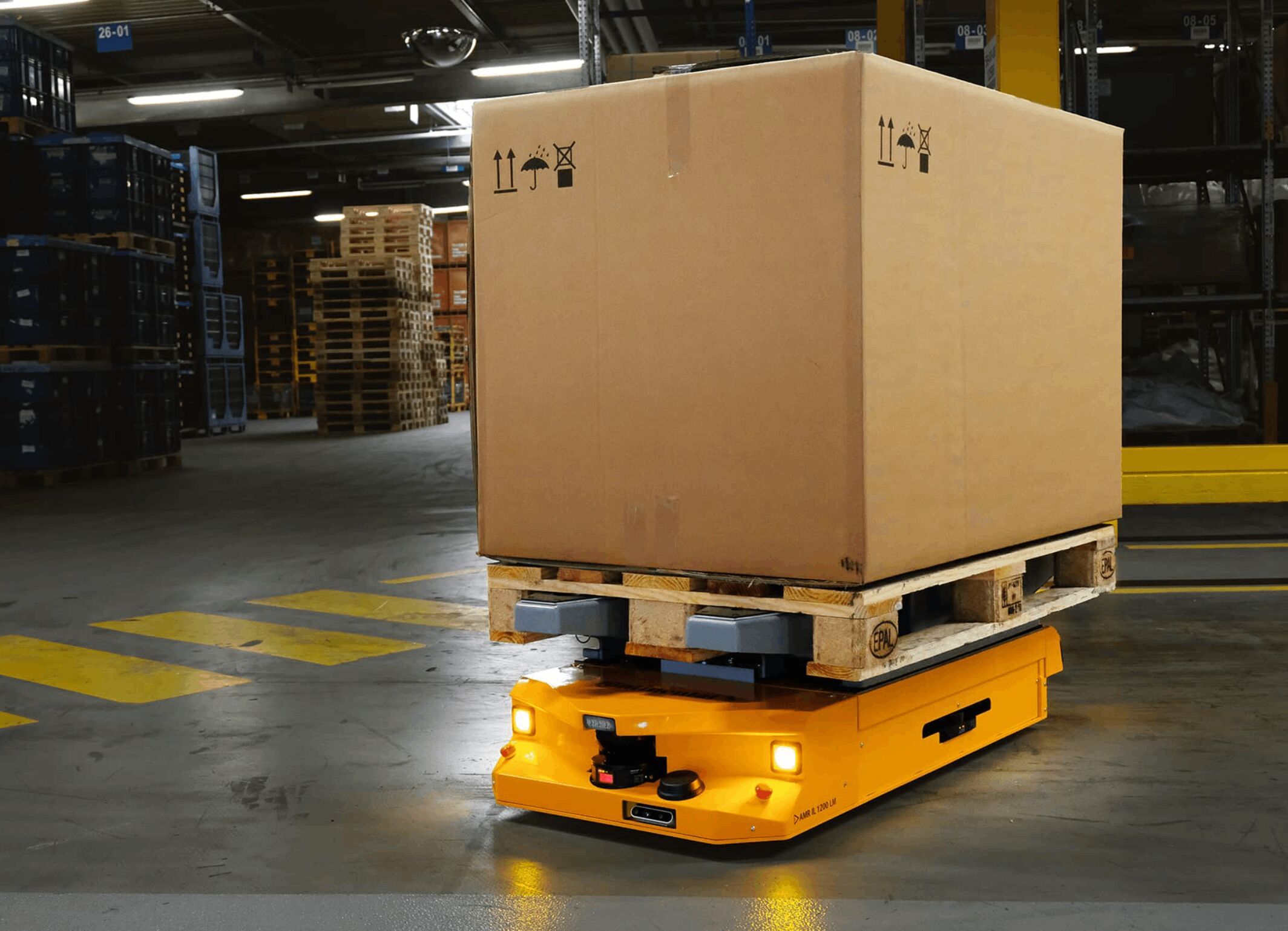 Optimierte Intralogistik
mit Robotern und Reifen