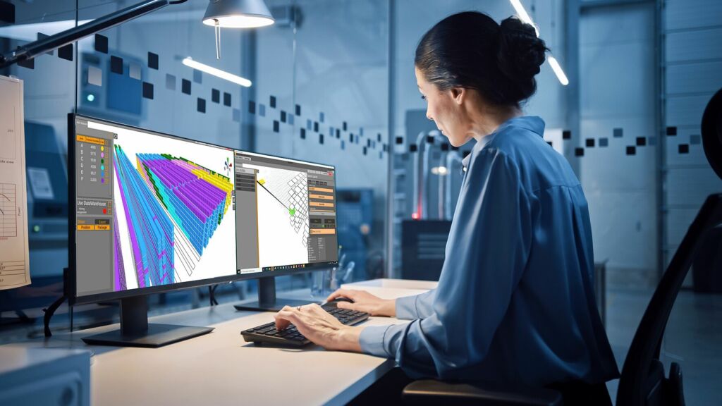 Ein digitaler Zwilling des Lagers ist eine effiziente Nutzung der großen Datenmengen. Dies führt zu einer besseren Auslastung des Lagers.