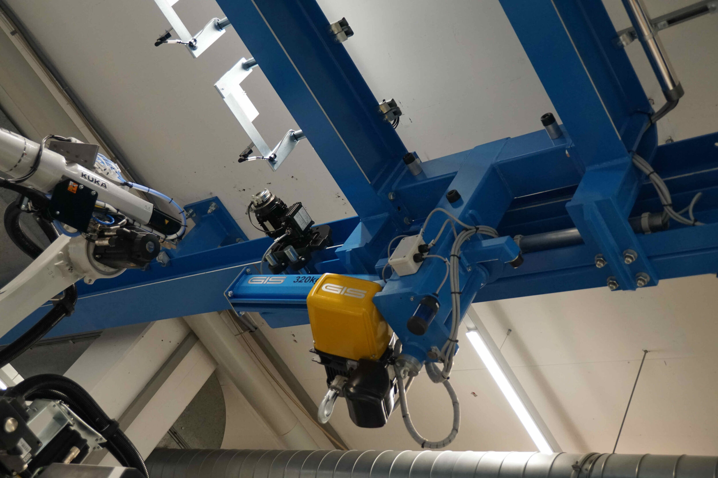 Spezialkrananlage für sicheres Handling