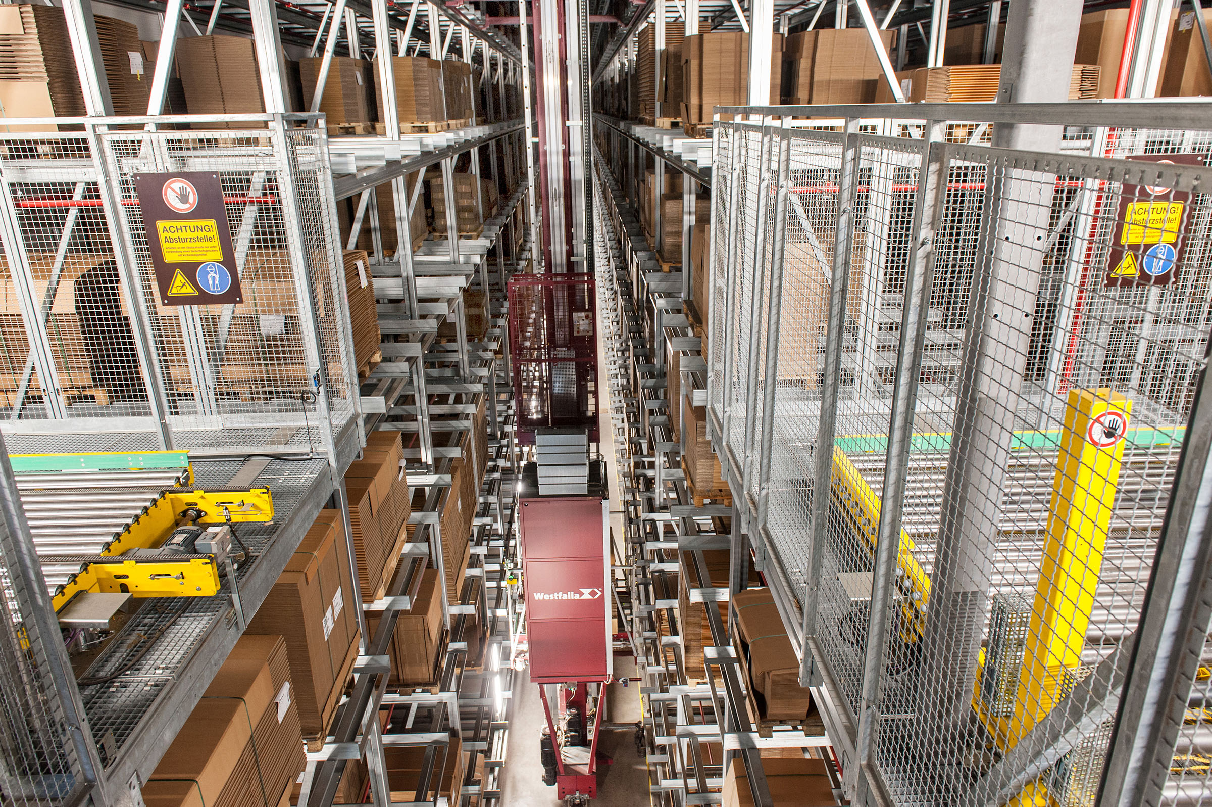 Kompakte Lagerlösungen für die Verpackungsindustrie