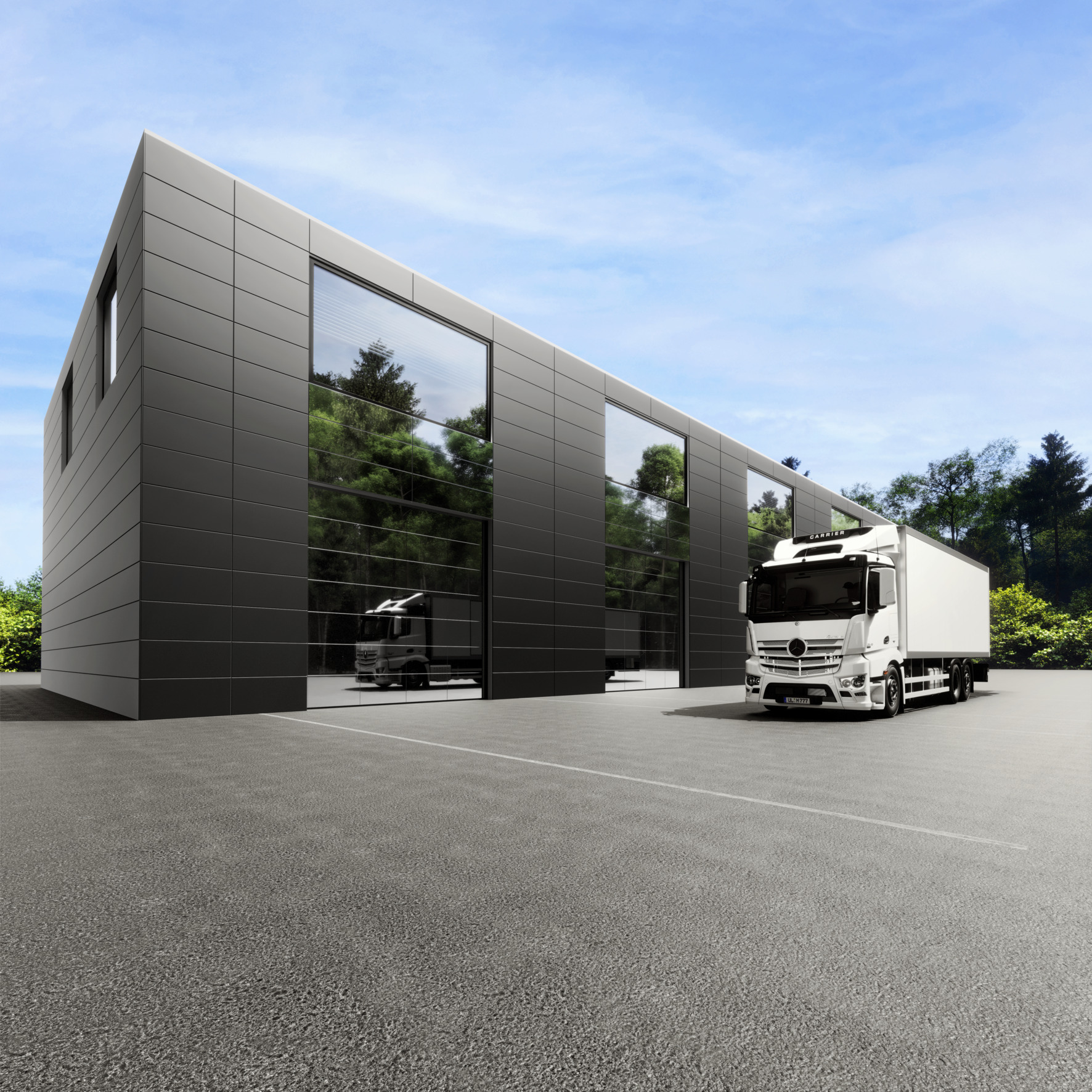 Individuelles Industrietordesign