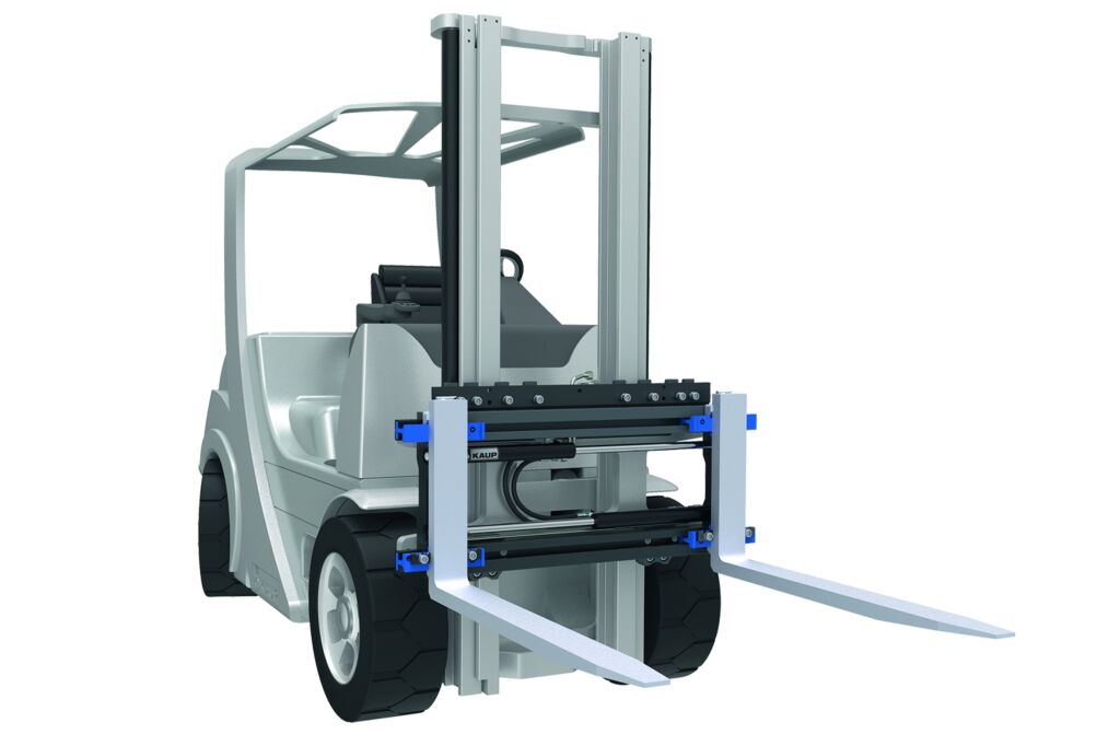 Kaup präsentiert auf der Logimat ein neues Zinkenverstellgerät: das T466C.