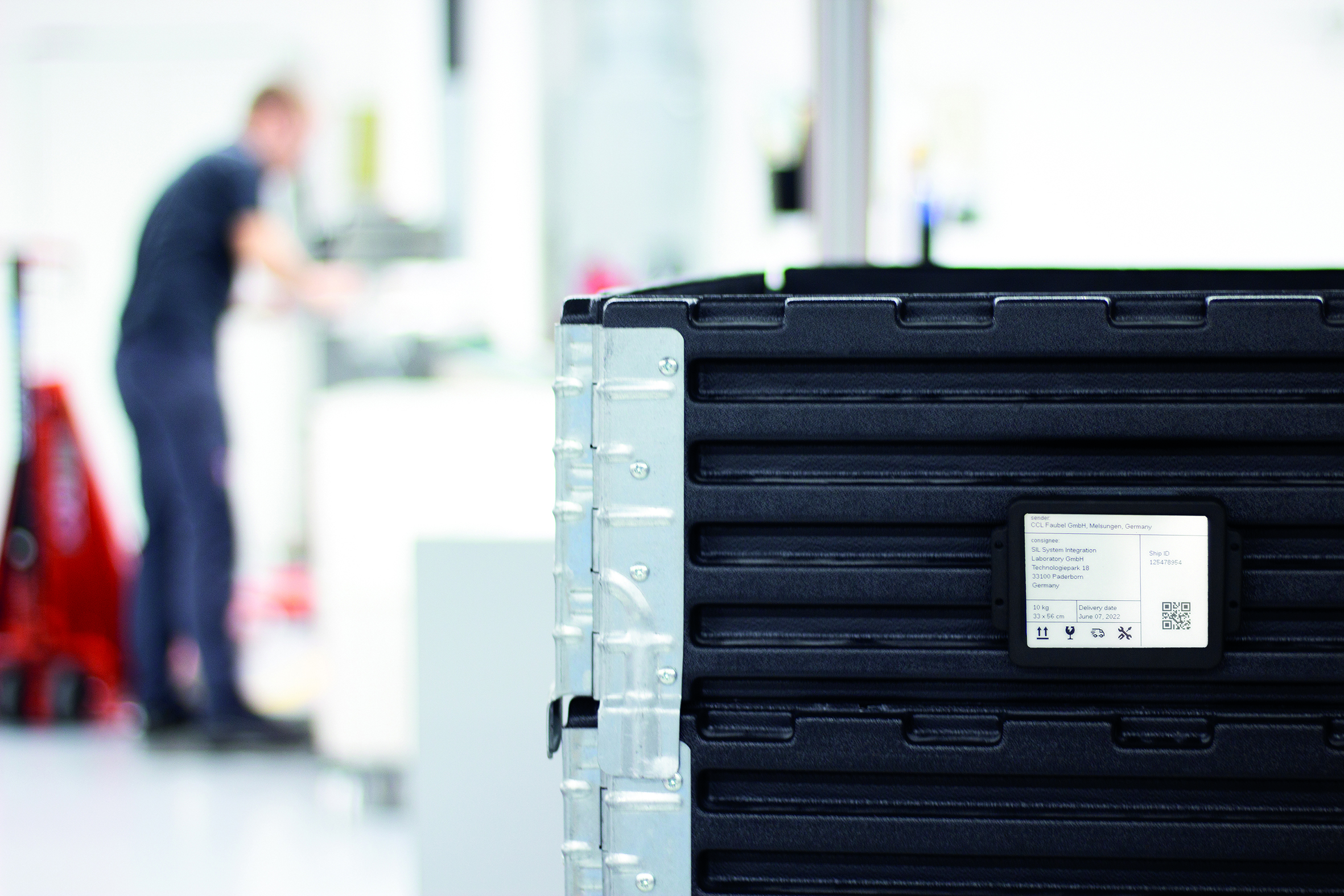E-Paper-Labels per Druckauftrag