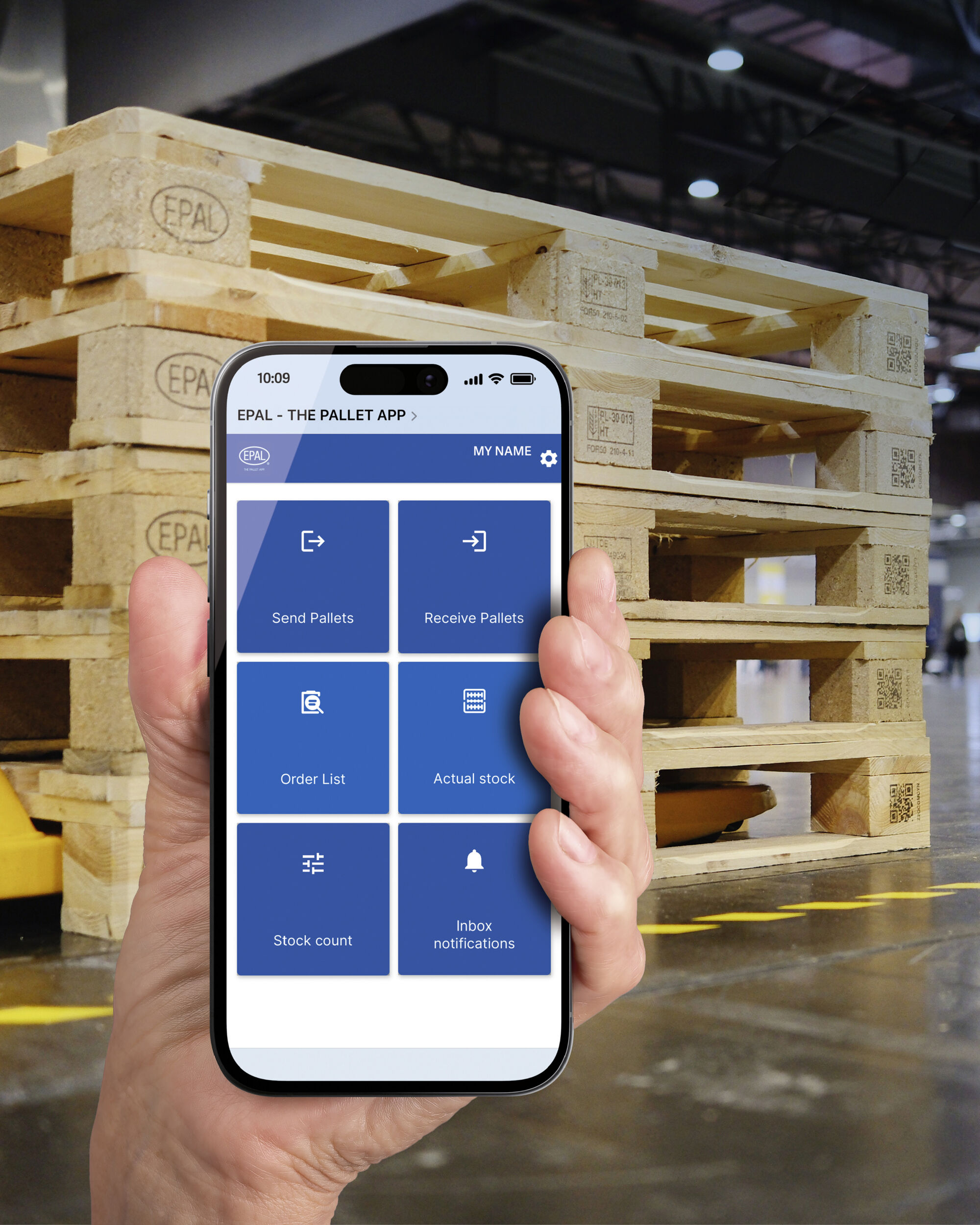 Pallet App optimiert Palettenmanagement