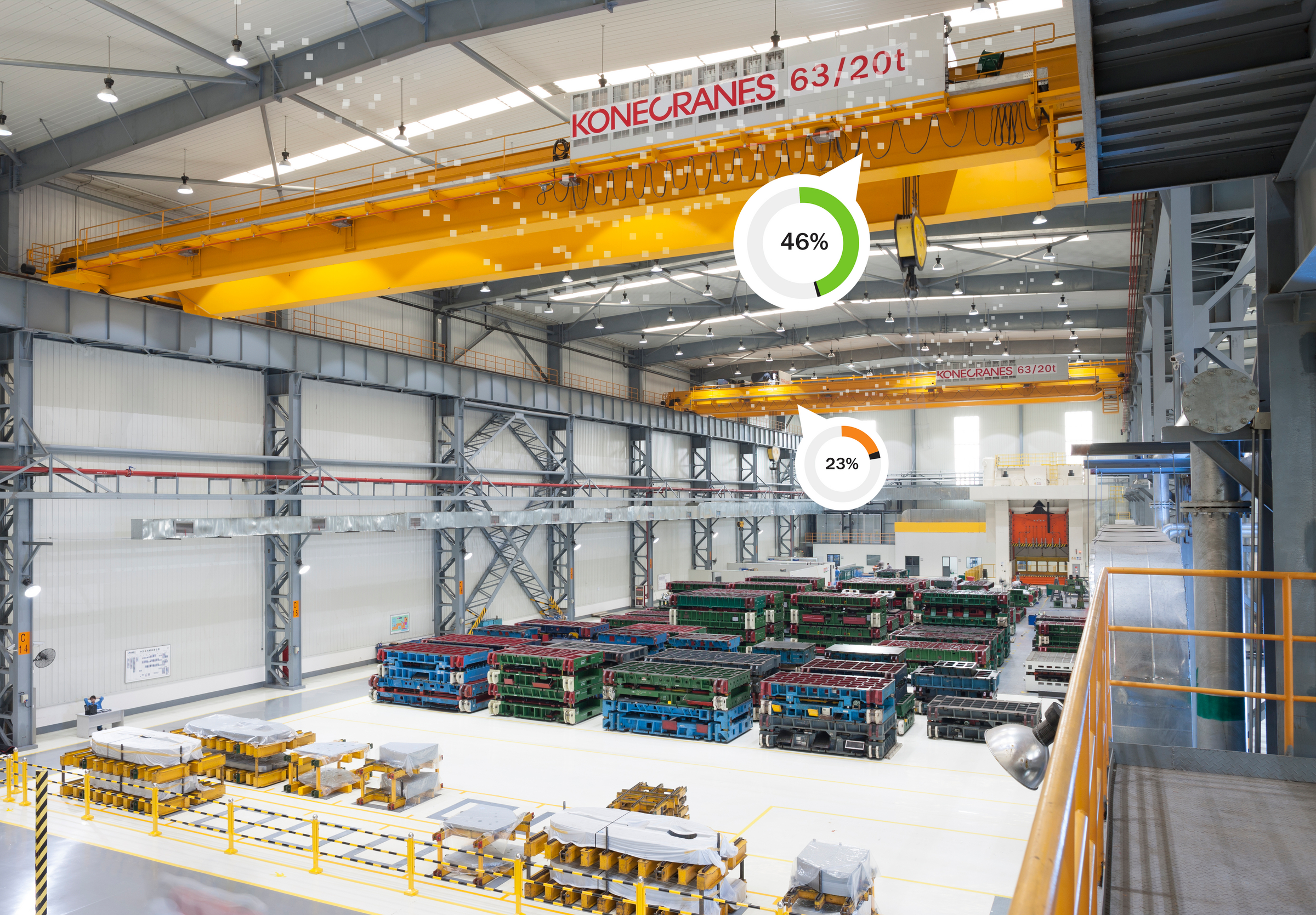 Mit vernetzten Krananlagen werden Instandhaltung, Planung und Performance datenbasiert gesteuert - effizient und zukunftssicher.