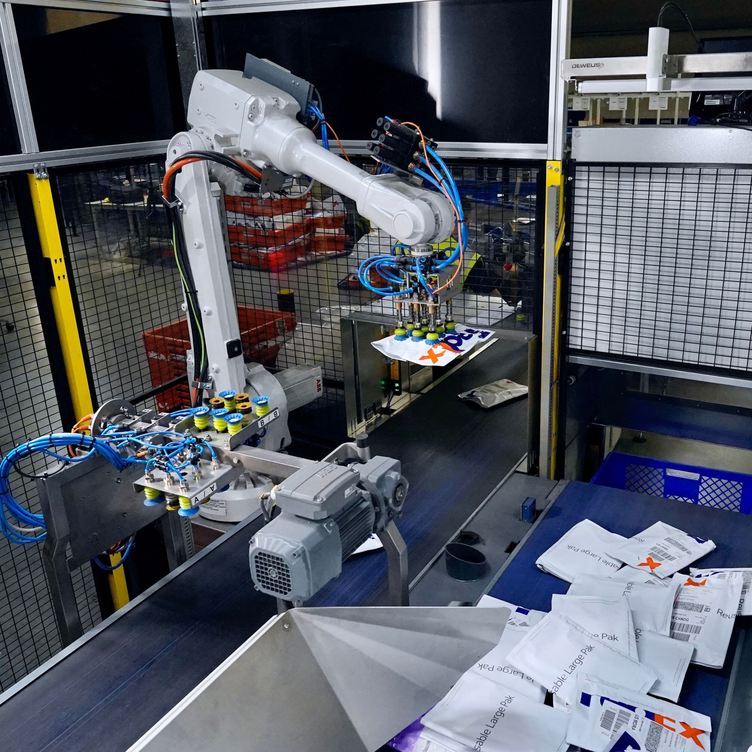 KI-gesteuerter Sortierroboter