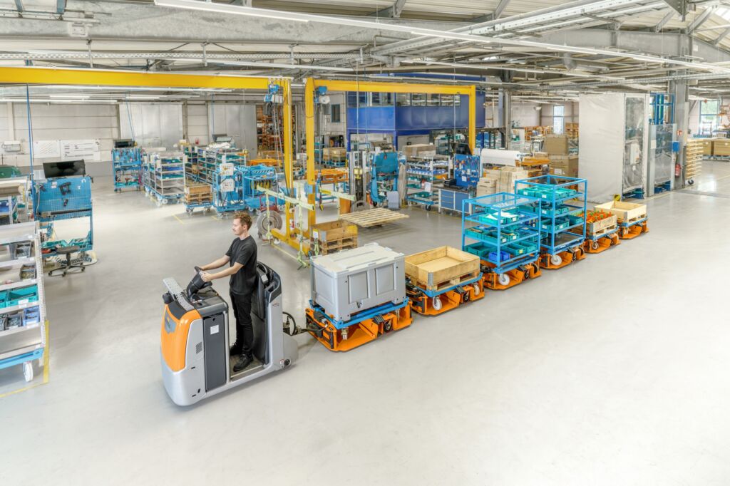 Das patentierte Lift Runner-System von Still steht seit Jahren f&uuml;r eine schlanke, sichere und perfekt synchronisierte Produktionsversorgung.