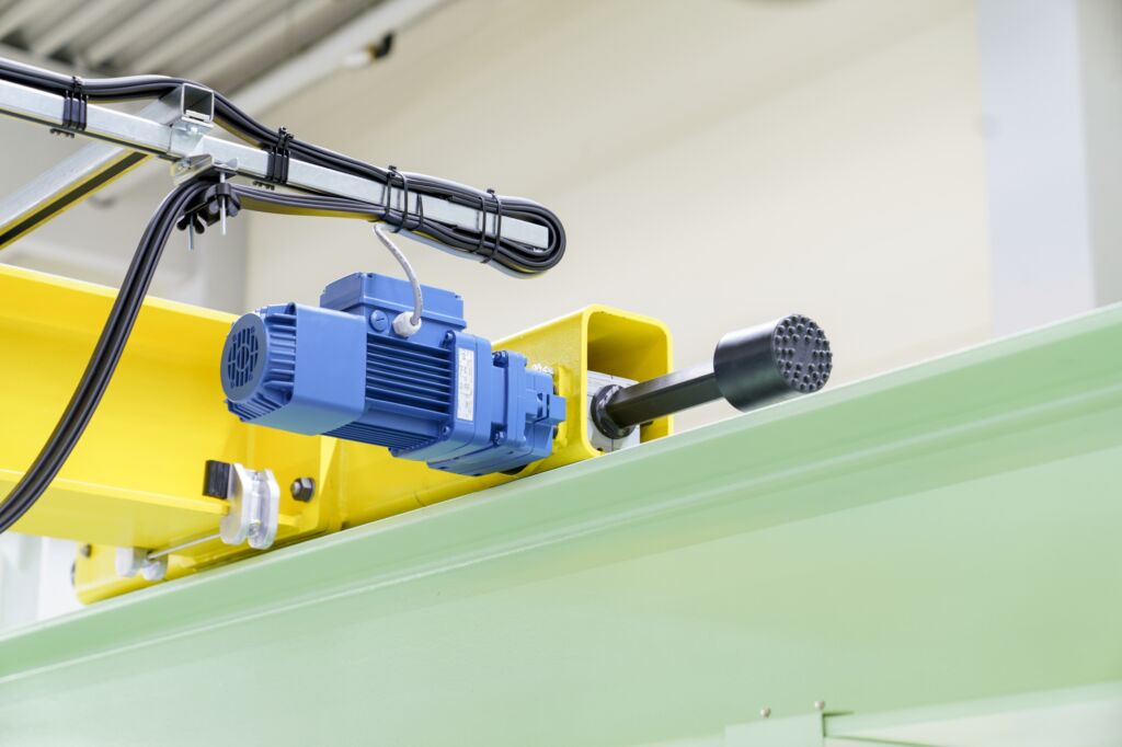 Präzise Fahreigenschaften der Krananlagen dank der bewährten Demag Antriebstechnik.