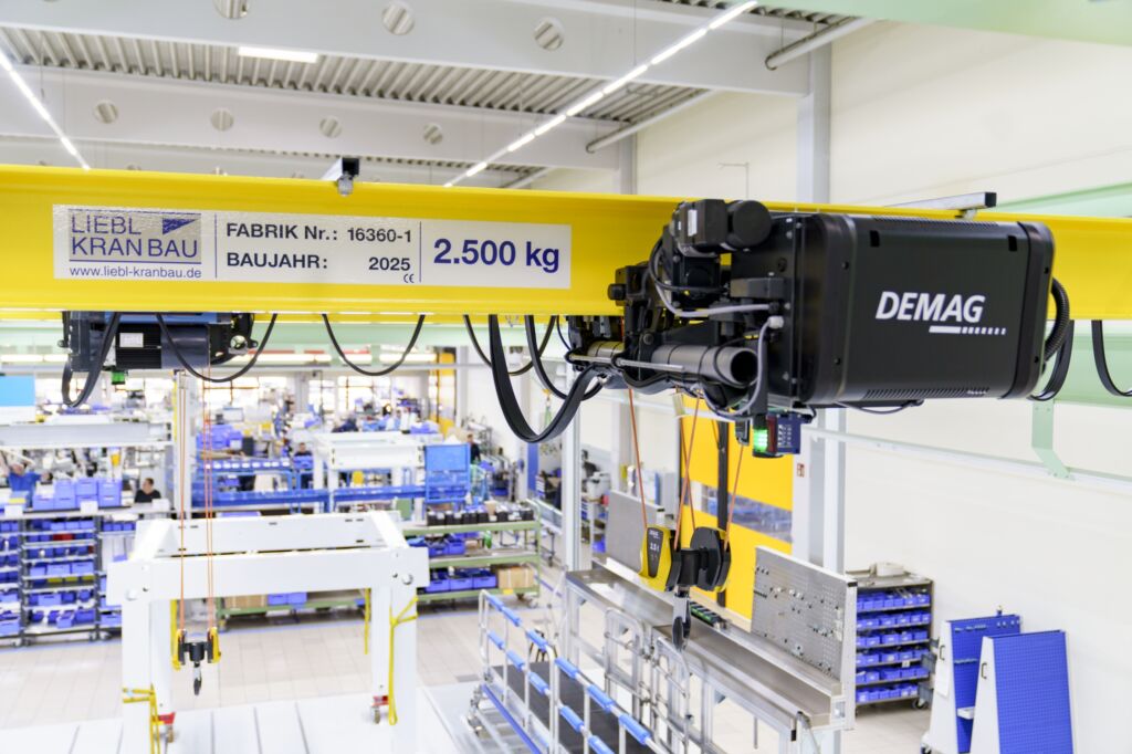 Liebl Kranbau setzt auf ästhetische und innovative Optionen für Schubert.