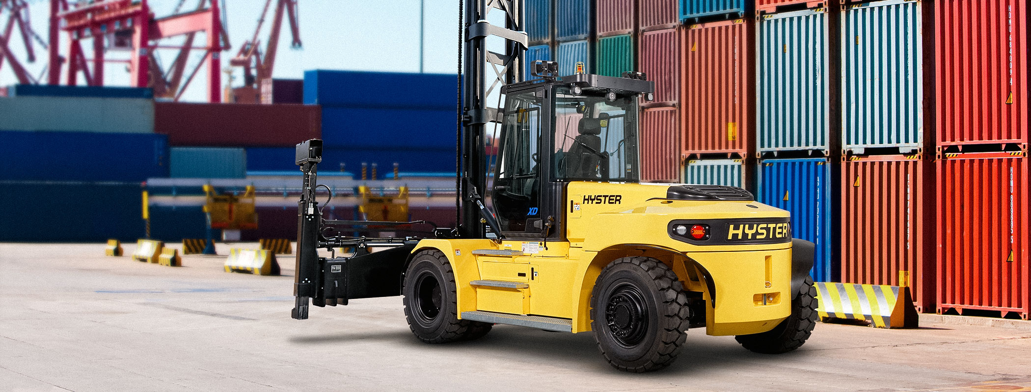 Batteriebetriebener Leercontainer-Stapler
