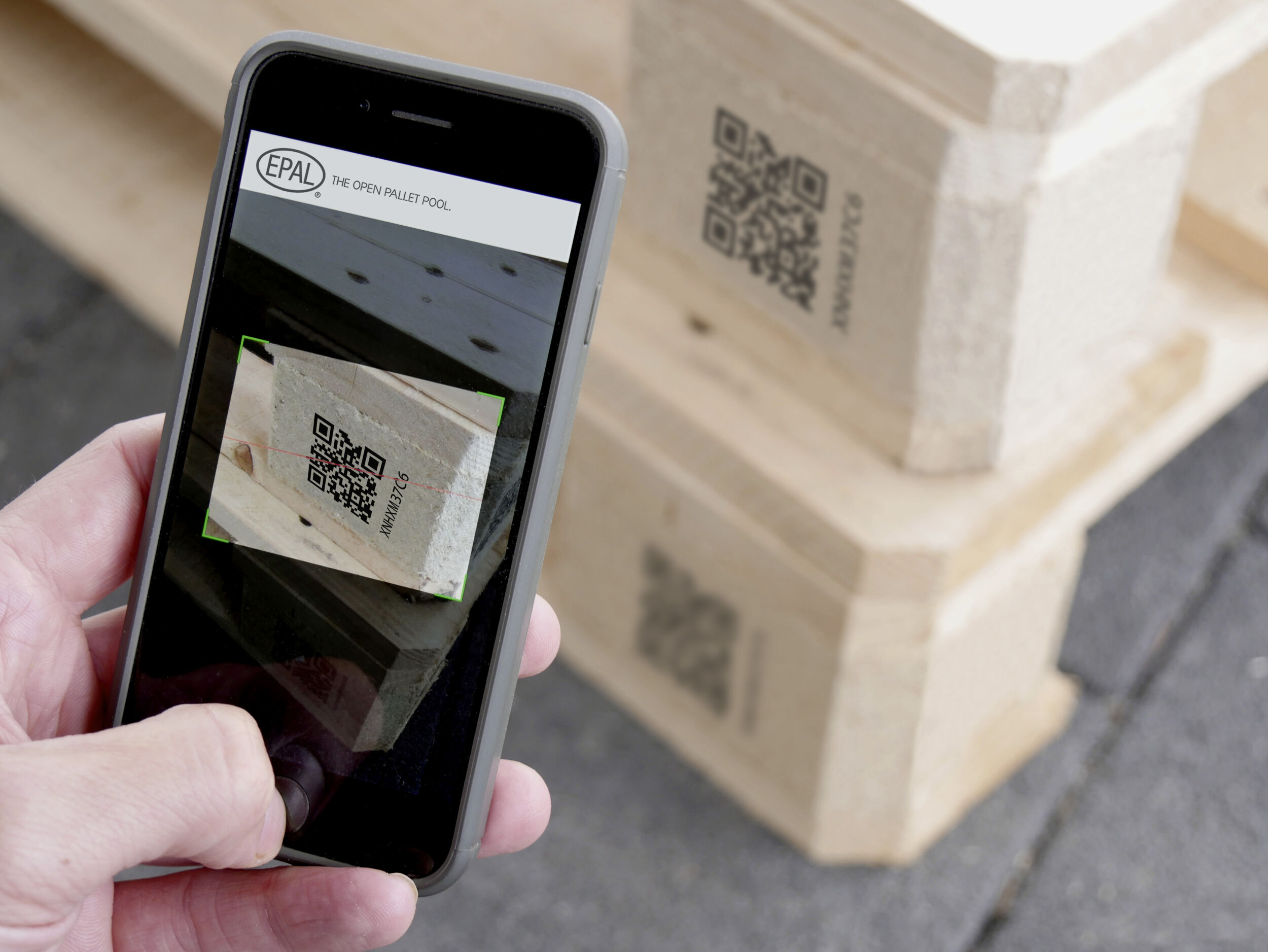 EPAL EuropaletteQR Scan