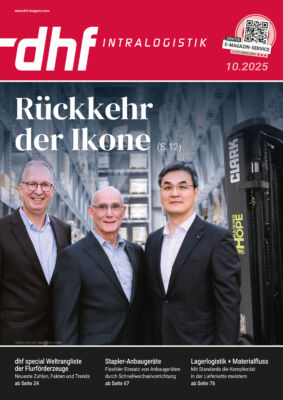 Titelbild dhf Intralogistik 10 2025
