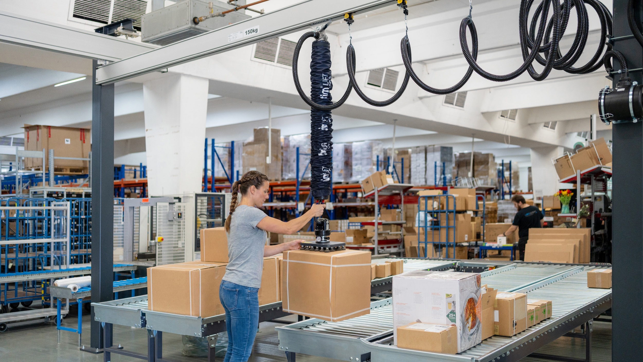 Maßgeschneiderte Vakuum-Hebetechnik