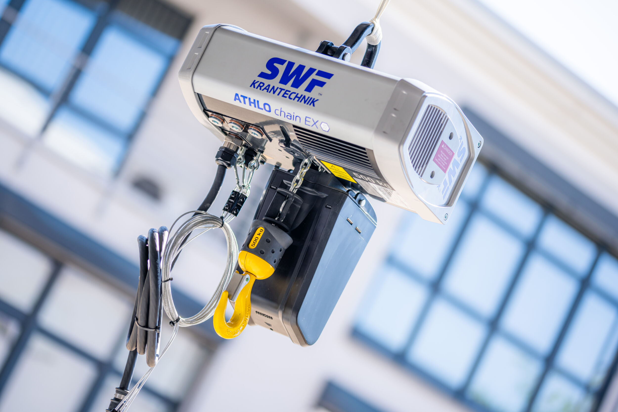 Erst kürzlich hat SWF Krantechnik den explosionsgeschützten Kettenzug Athlo Chain Ex Zone 22 (Staubschutz) auf den Markt gebracht.