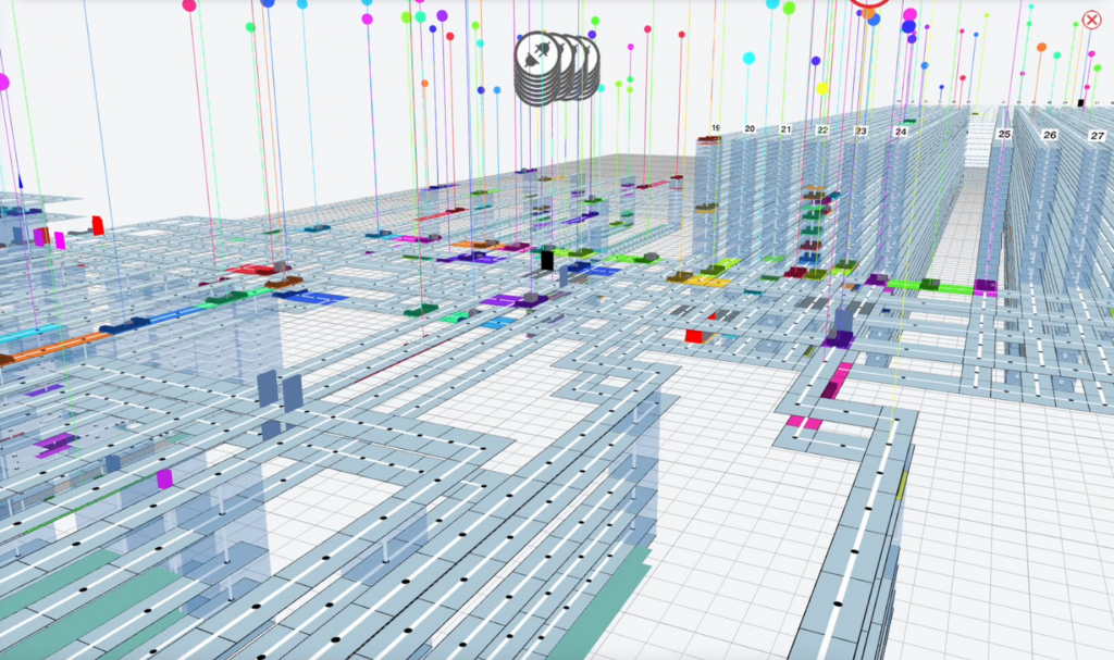 Gesteuert wird das Lagersystem über das Advasolutions-Warehouse Execution System (WES) und einen KI-gestützten digitalen Zwilling, der die Lagerprozesse und -bewegungen in Echtzeit abbildet, optimiert und so Fehler proaktiv minimiert.