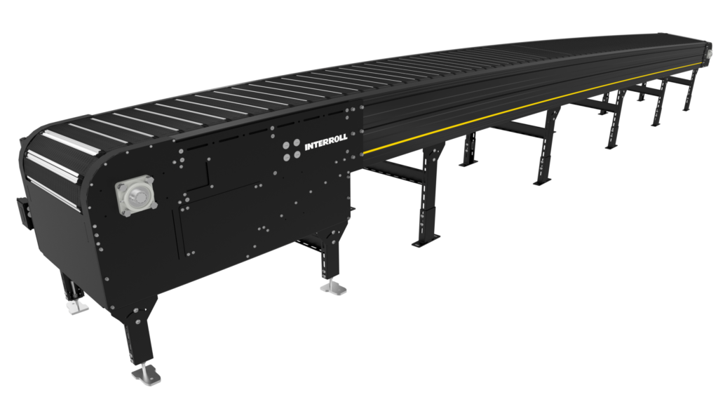Durch die Kombination von MCP Play und Sortteq-Technologie in einer Anwendung verbindet Interroll in der neuen 'Chain Belt Sorting-Lösung' den Hochdurchsatz-Einzelartikel-Transport mit hocheffizienter Sortierung.