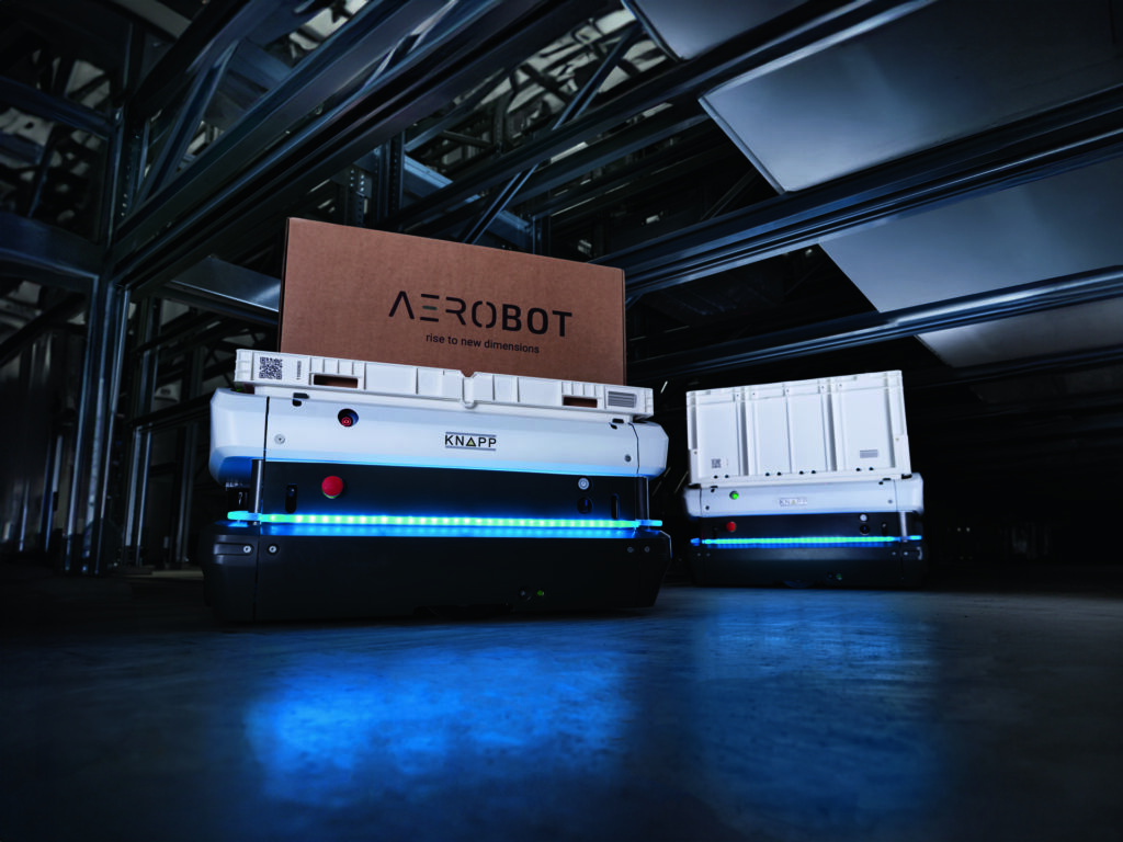 Der Aero Bot Lagerroboter von Knapp ist eine ideale Lösung für Unternehmen,
die ihre Lagerprozesse optimieren und gleichzeitig Kosten senken möchten.
