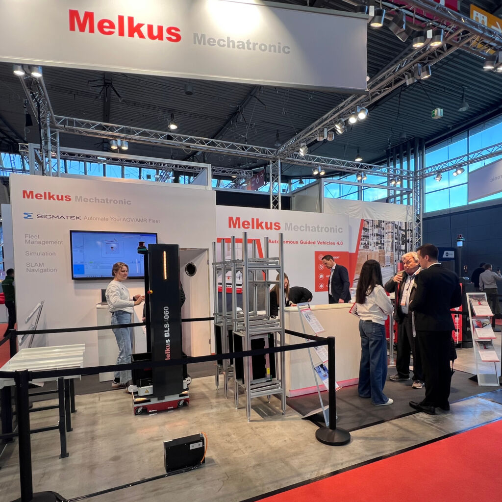 Melkus Mechatronic ist dieses Jahr mit einem größeren Messestand auf der Logimat vertreten und präsentiert zukunftsweisende Neuerungen.