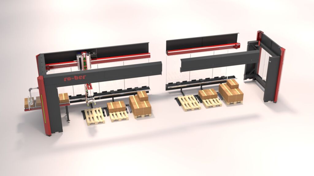 Kompaktpalettierer Eweiterungsmodule.
