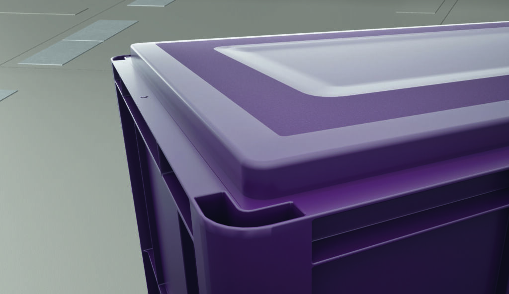 Die EUROTEC MOVE Behälter der Utz Gruppe verfügen über eine vibrationsstabile Bodenstruktur, die für einen ruhigen Lauf auf Rollenbahnen sowie in Shuttle-Systemen sorgt.