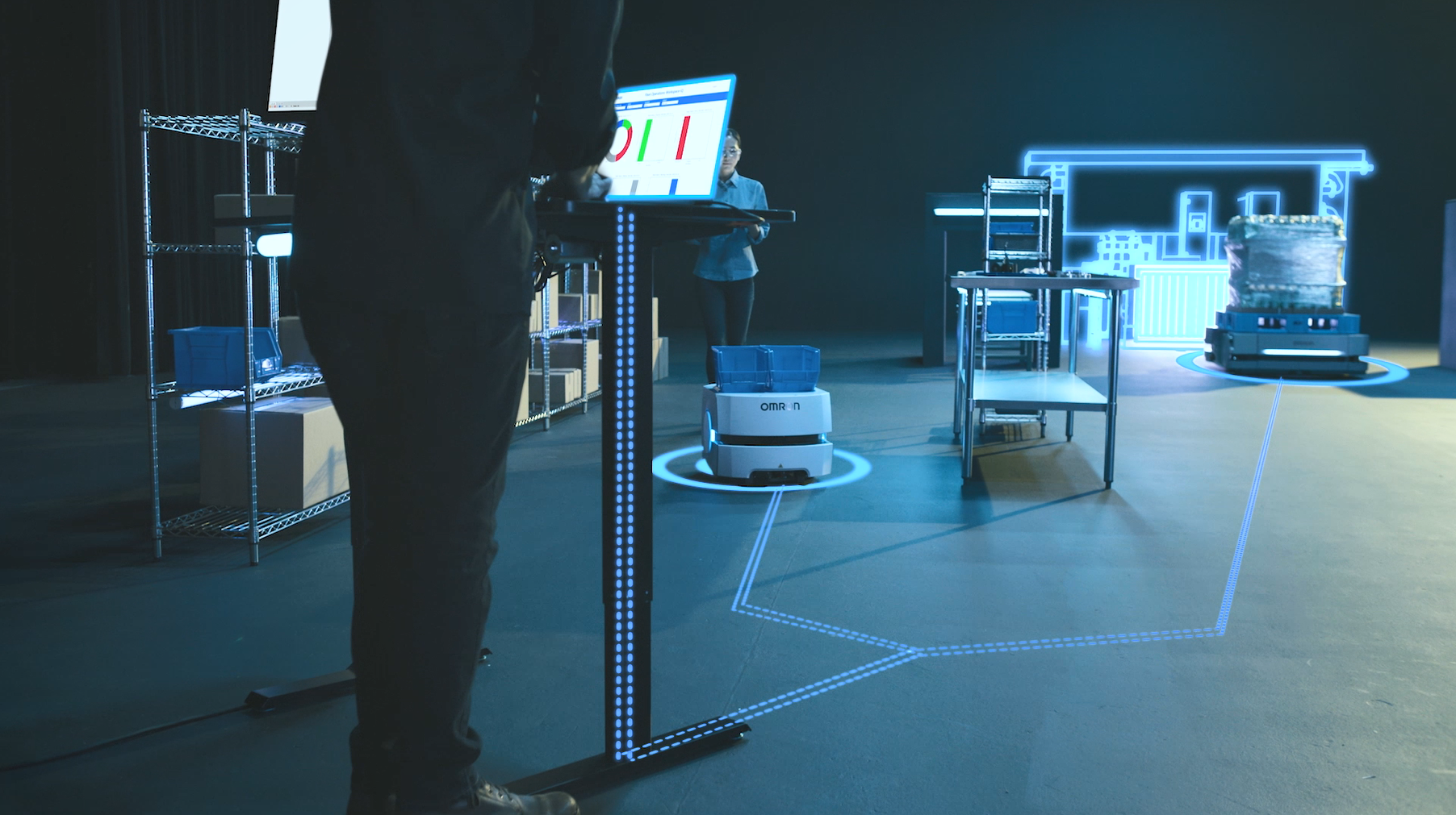 Der Omron Fleet Manager, eine Software für das Management von AMR-Flotten, wurde für den Einsatz auf Hypervisor-Plattformen umgestaltet.