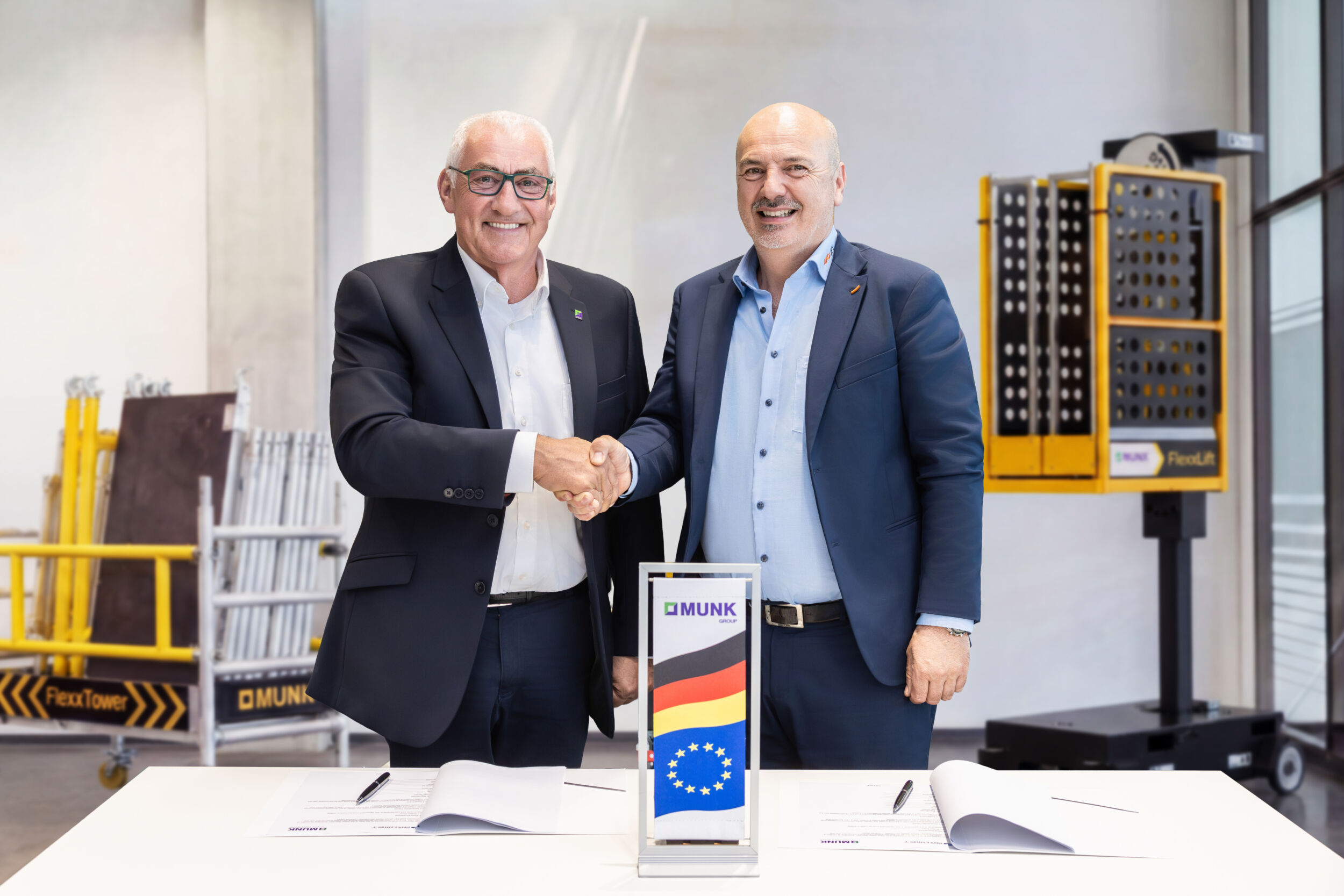 Ferdinand Munk, Munk Group (l.) und Massimo Grossele, Gromet (r.)