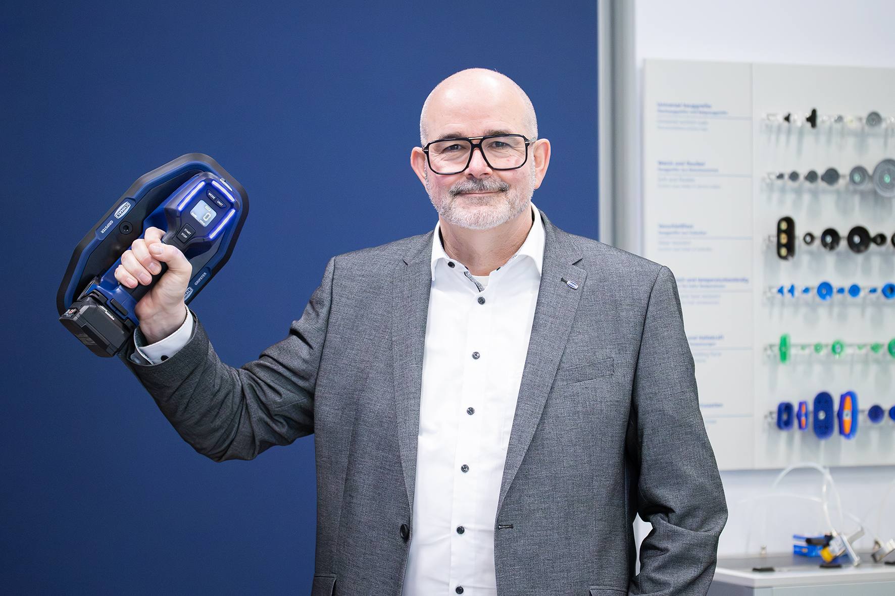 Eric Wilhelm, Leiter des Geschäftsfelds Handhabung und Mitglied der Unternehmensleitung bei Schmalz in Glatten.