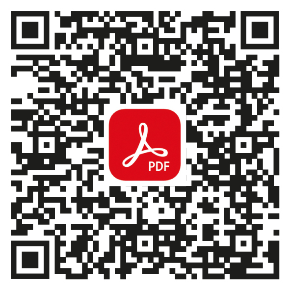 QR-Code scannen und Produktprospekt herunterladen.