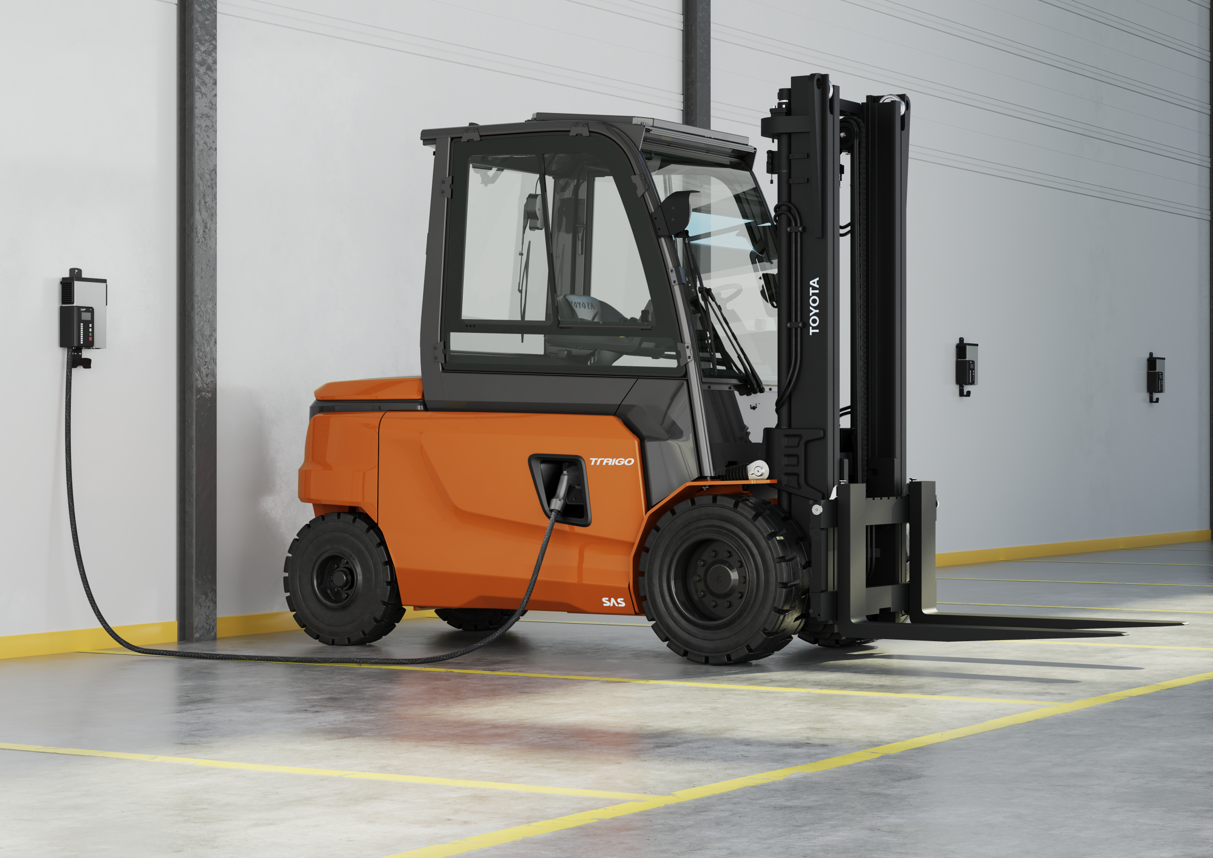 Der neue Traigo80 von Toyota Material Handling im Segment von 3,5 bis 5,0t steht beispielhaft dafür, wie sich elektrische Leistung, Energieeffizienz und robuste Performance verbinden lassen.