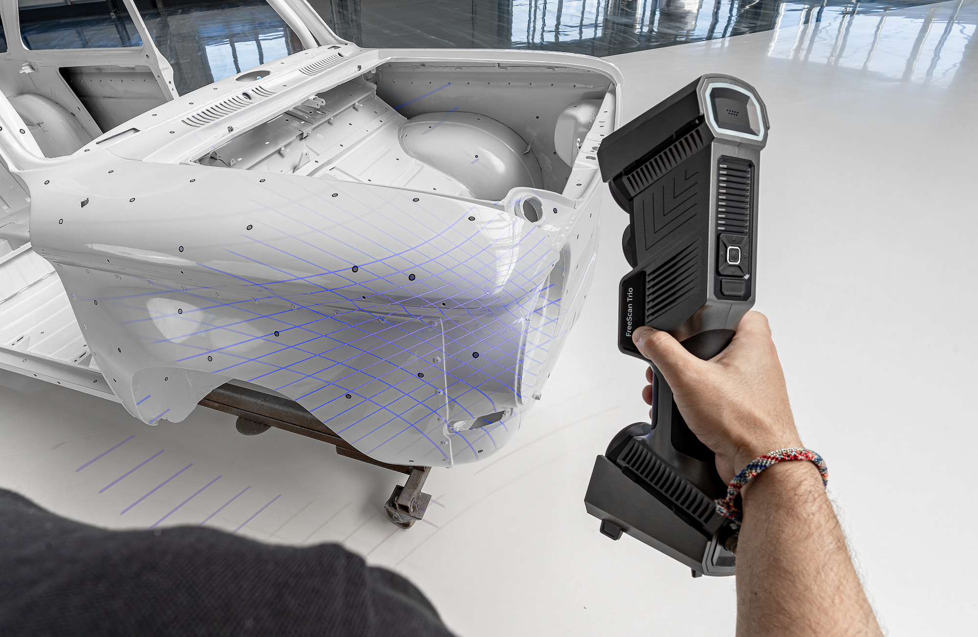 High-end scanning without reference points
