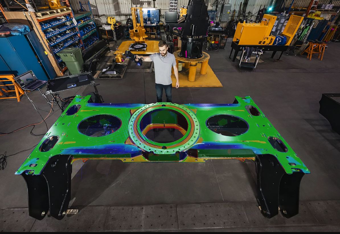 Mobile 3D scanners for large components